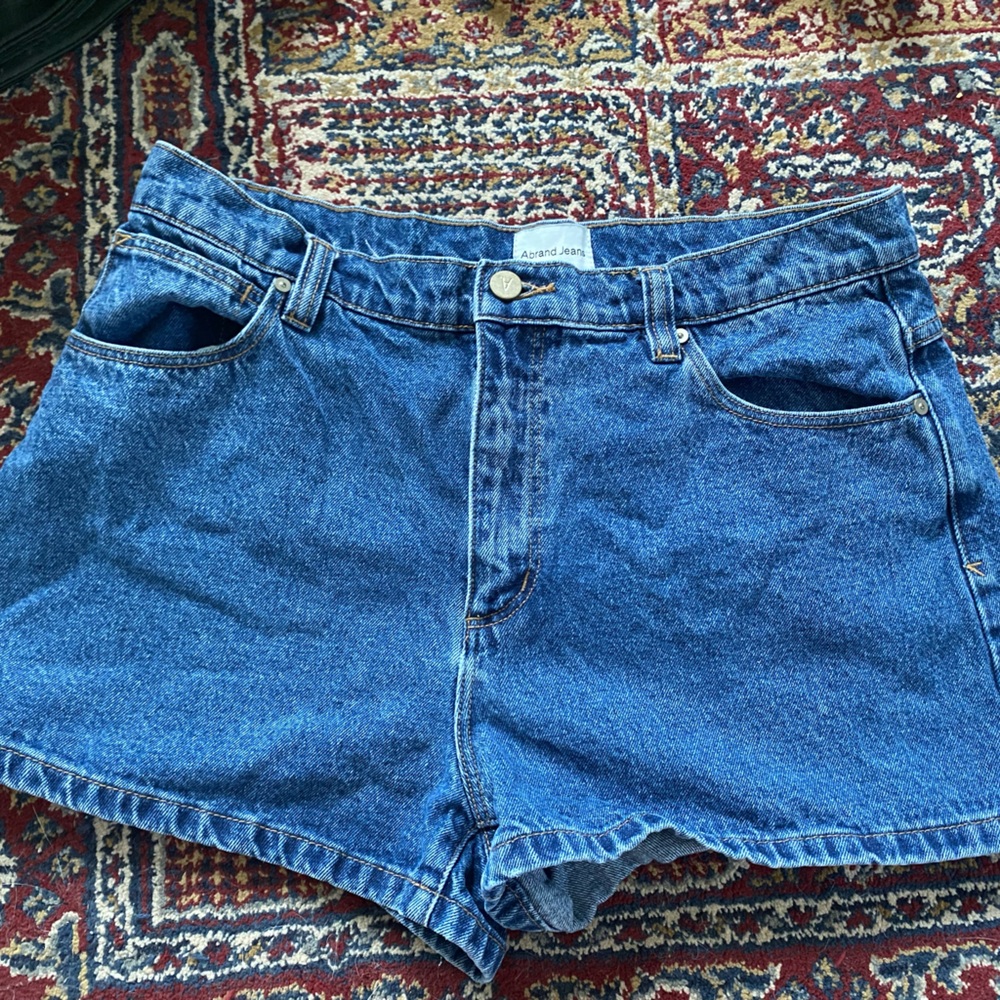 Abrand Blue Denim Women's Shorts